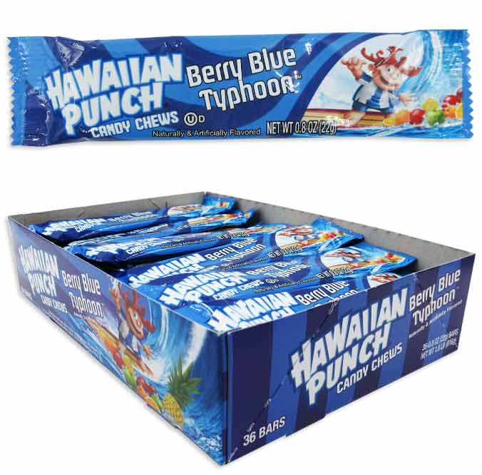 Hawaiian Punch Chews Bar - Berry Blue Typhoon