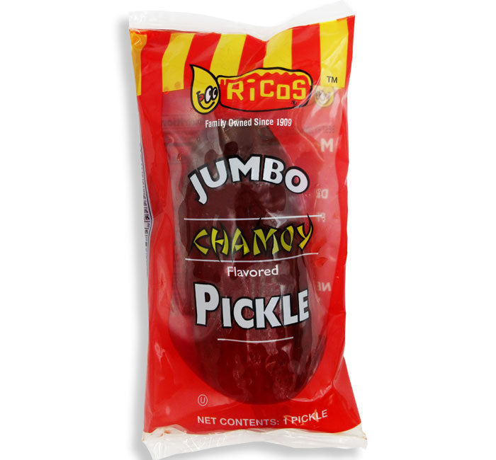 Ricos Chamoy Pickle in a Pouch Display Tray