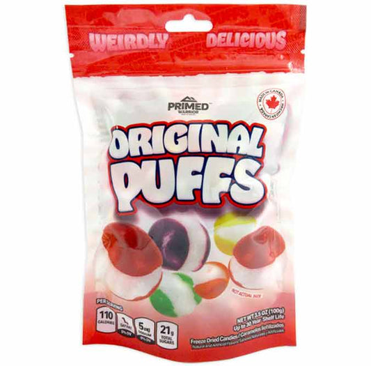 Primed Warrior Freeze Dried Original Puffs - Peg Bag