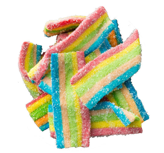 Gummi Sour Rainbow Belt Bites