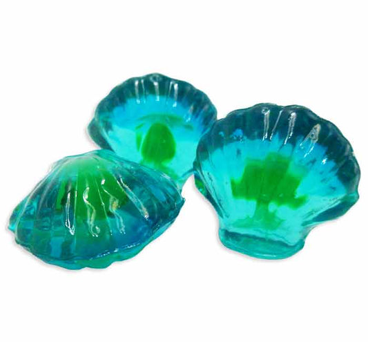 Gummy Juice-centered Sea Shells 4d (Blue Raspberry)