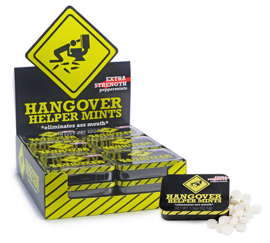 Hangover Helper Tin W/ Extra Strength Mints in Display