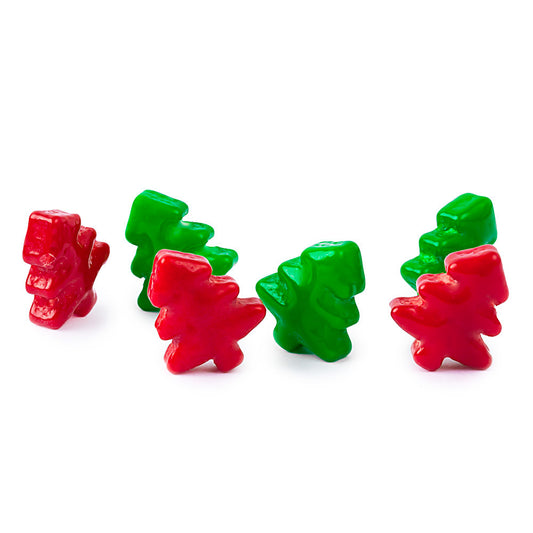 Red and Green Dextrose Christmas Trees