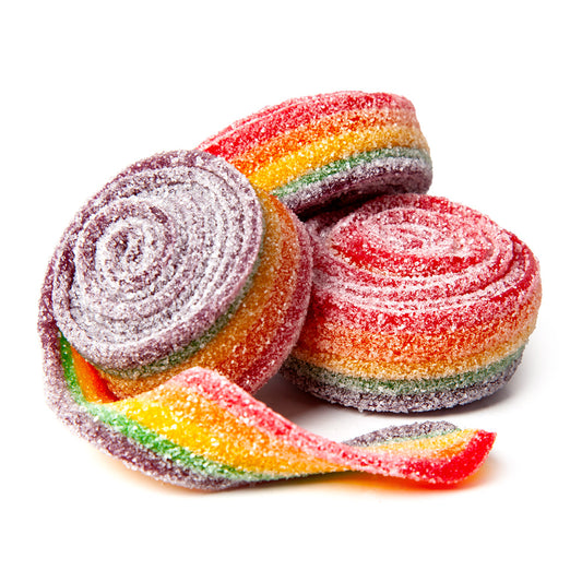 Rainbow Sour Rolled Belts
