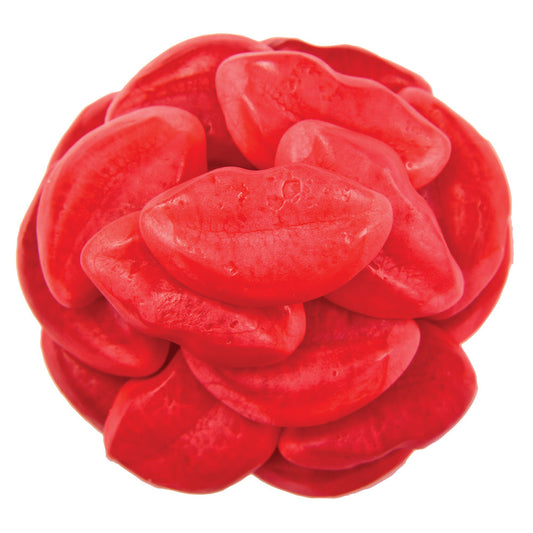 Gummy Strawberry Filled Puffy Lips