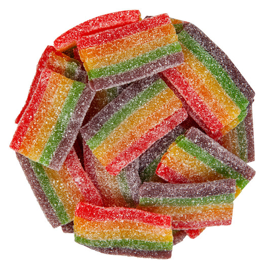Candies Usa Sour Rainbow Belt Bites
