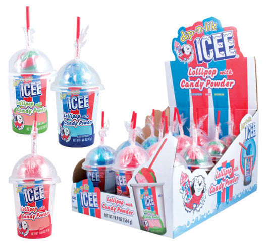 ICEE lollipop powder dip