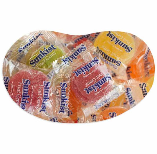 Jelly Belly Sunkist Fruit Gems Wrapped