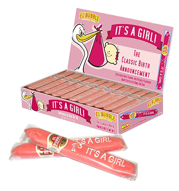 It's a Girl Bubble Gum Cigar