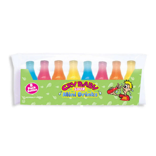 Nik-L-Nip Sour Wax Bottles 8pk - Cry Baby